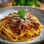 Spaghetti with Beef Tomato Sauce