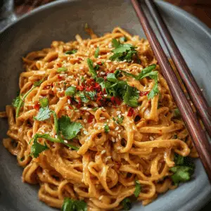 Spicy Peanut Butter Noodles