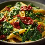 Spinach and Sun-Dried Tomato Pasta