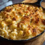 Three Cheese Baked Macaroni