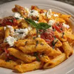 Tomato Garlic Ricotta Penne