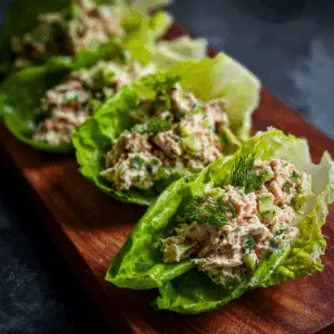 Tuna Salad Lettuce Wraps