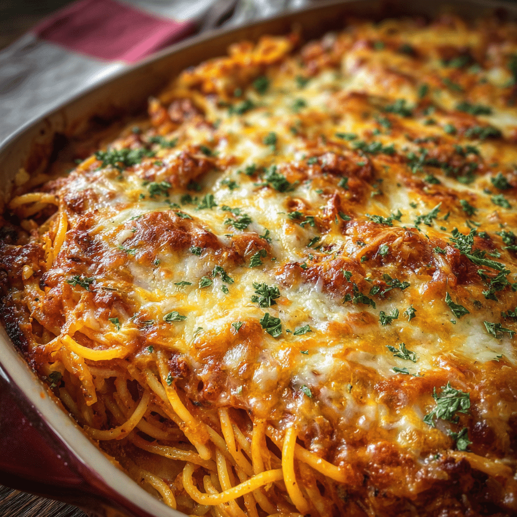 Southern Baked Spaghetti