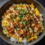 Street Corn Chicken Rice Bowls
