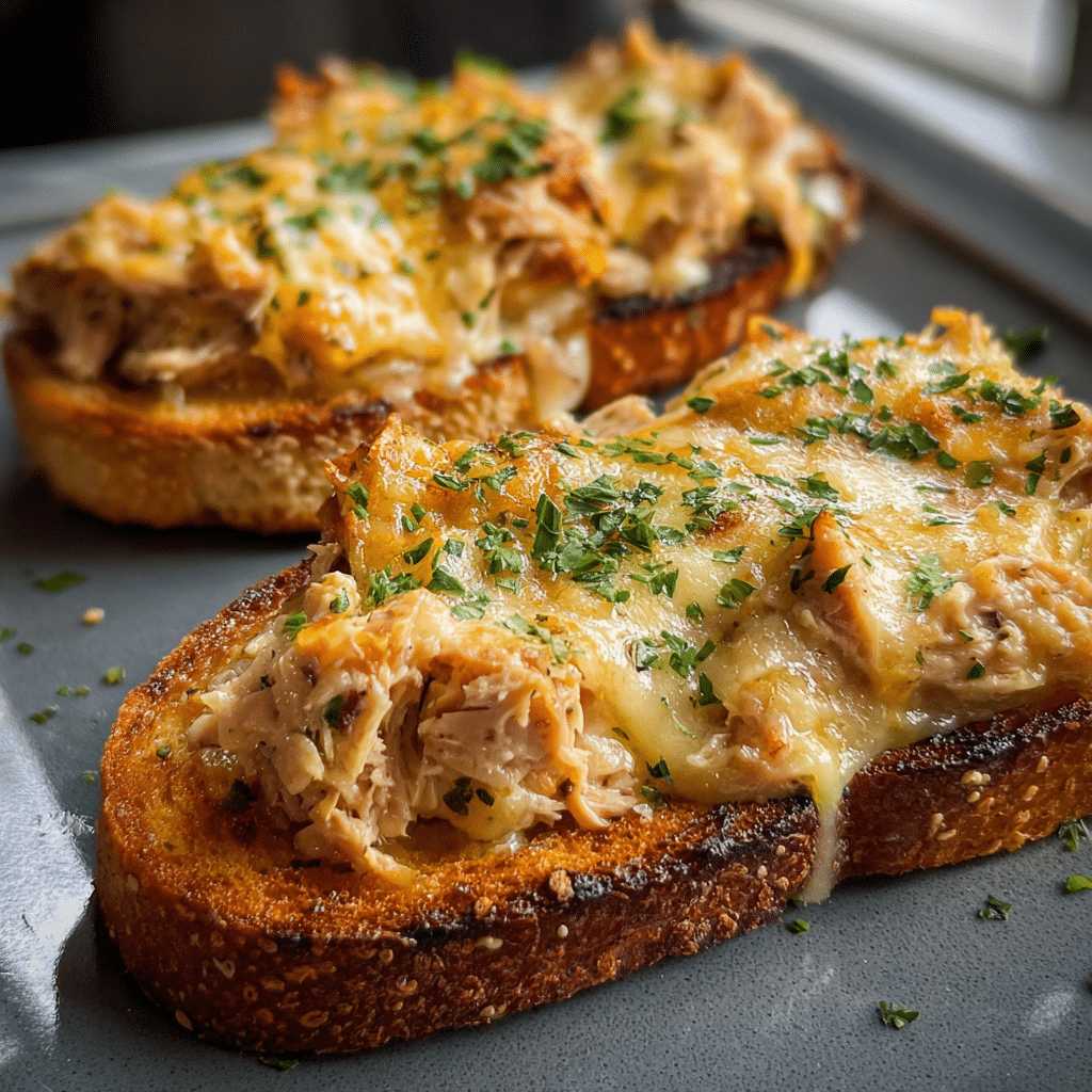 15-Minute Tuna Melt Toasts