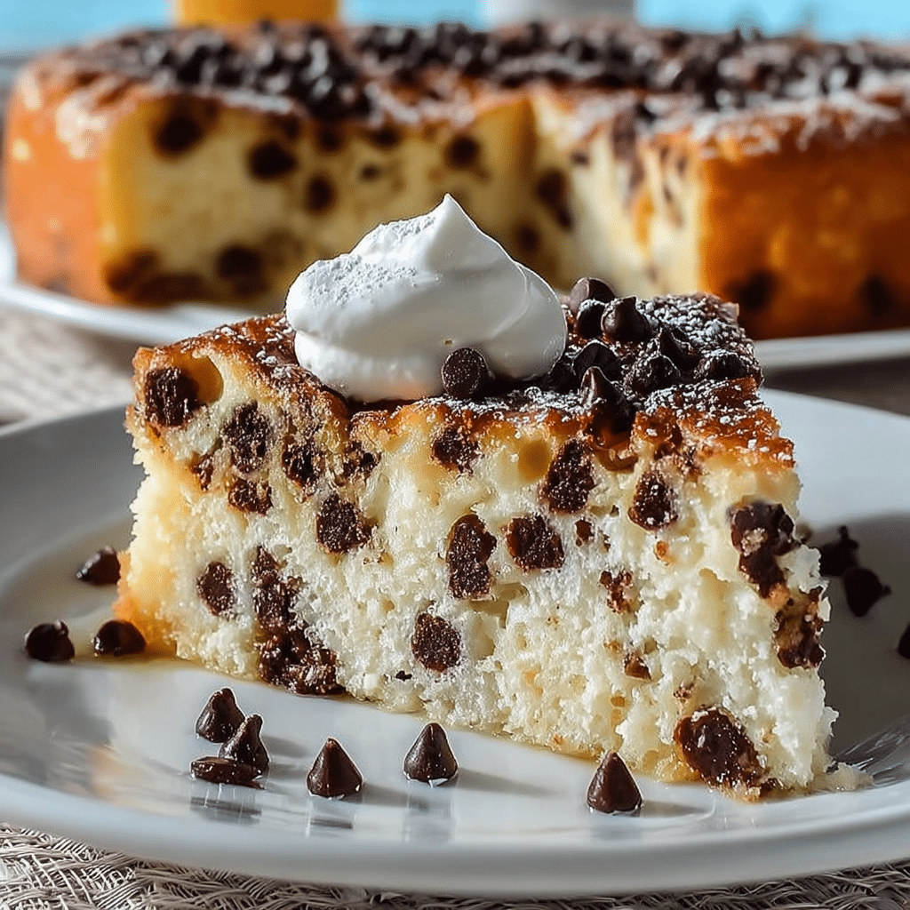 Chocolate Chip Ricotta Cake