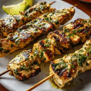 Cilantro-Lime Chicken Skewers