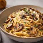 Creamy Miso Mushroom Pasta