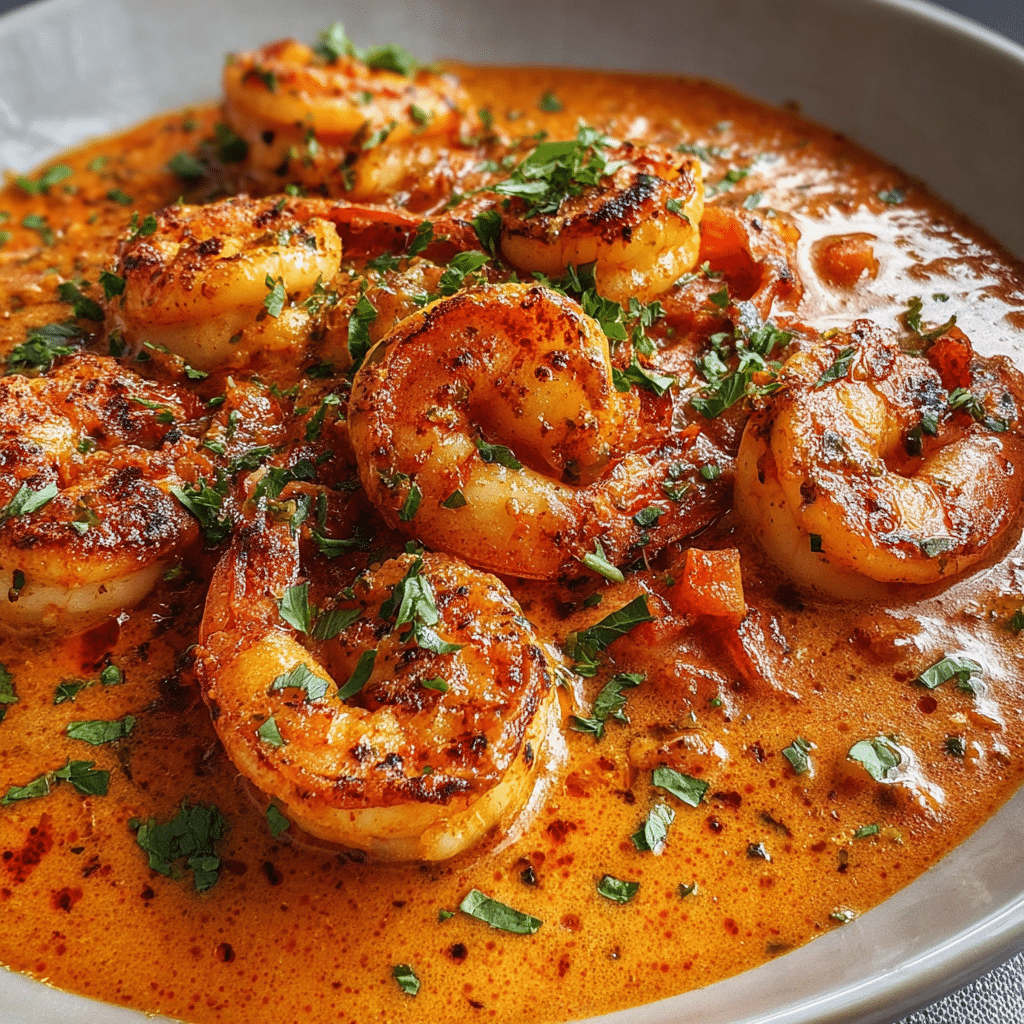 Creamy Shrimp Paprikash