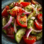 Cucumber, Tomato & Onion Salad