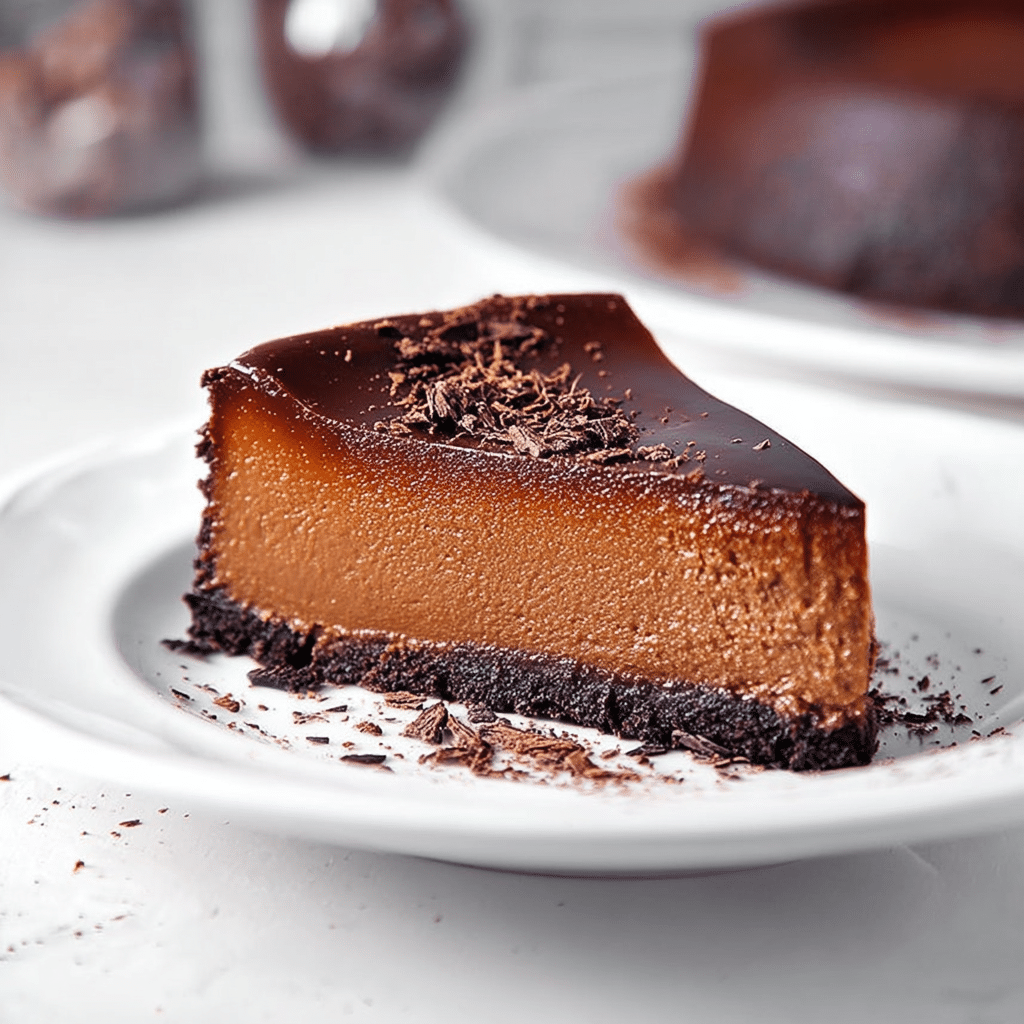 French Chocolate Flan