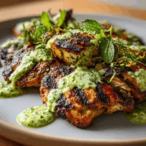 Grilled Chicken with Green Goddess