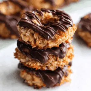 No-Bake Samoa Cookies