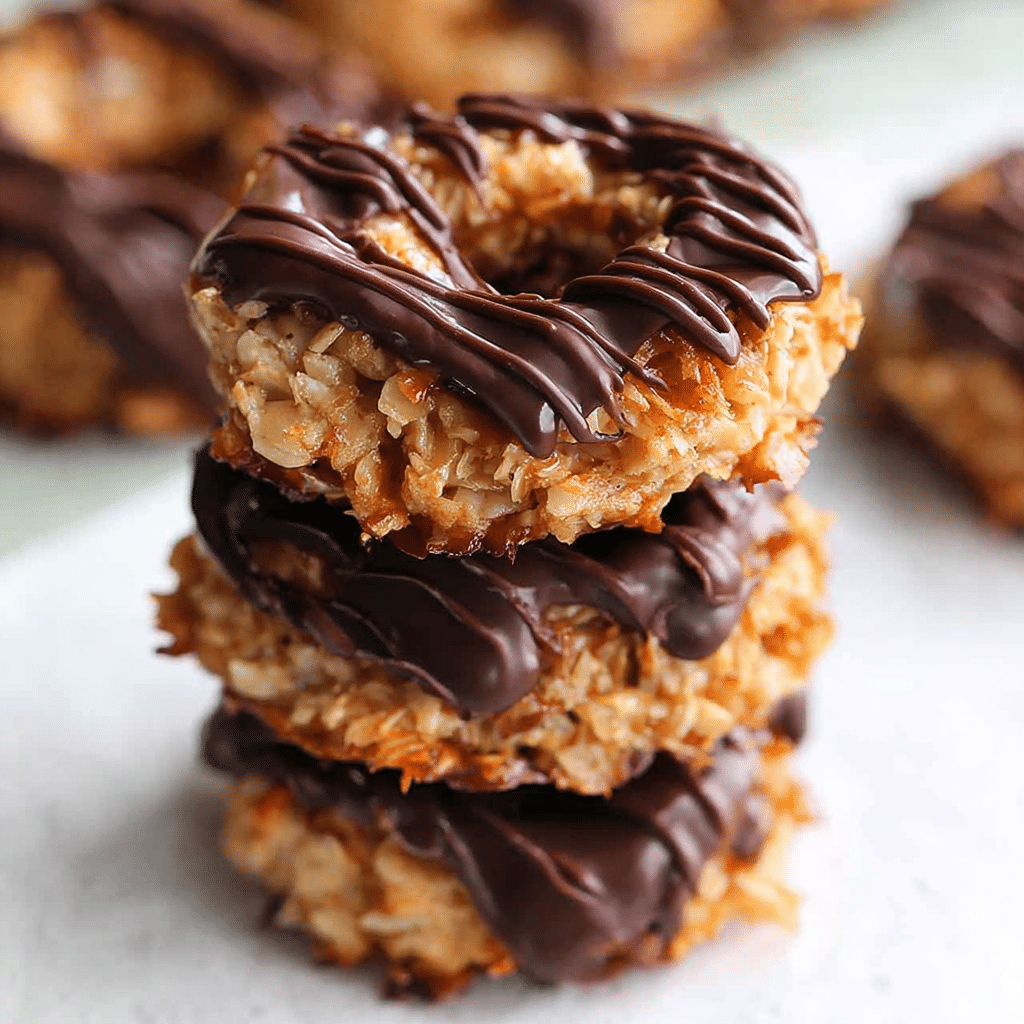 No-Bake Samoa Cookies