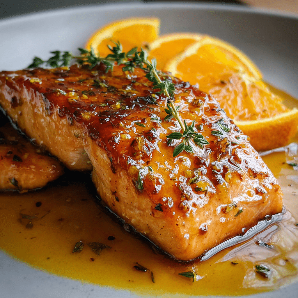 Orange Glazed Salmon