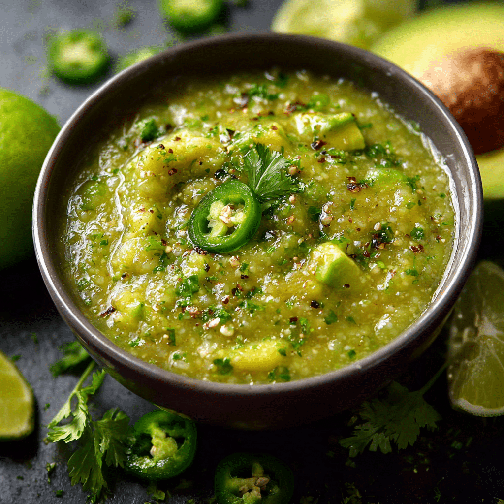 Tomatillo Avocado Salsa